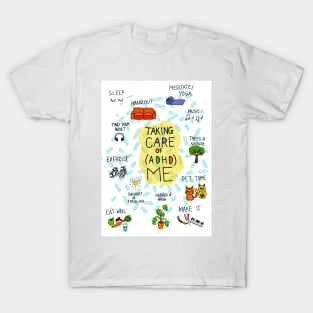 ADHD classroom mindfulness and self care T-Shirt